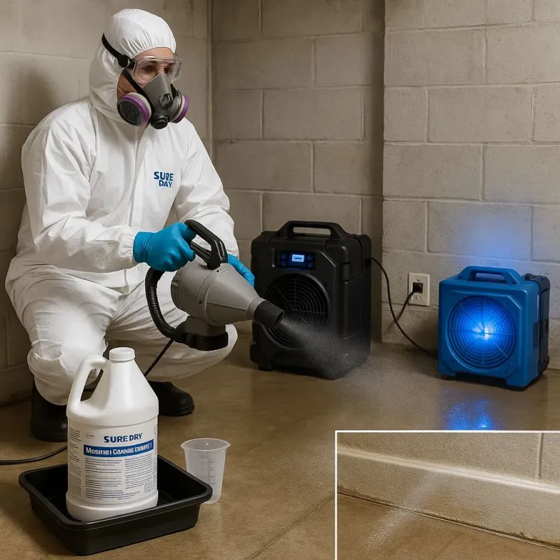 Sanitization and Odor Removal process in Quinlan, TX