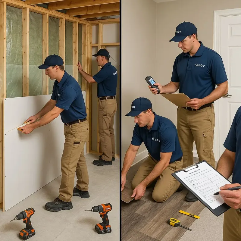 Repairs and Reconstruction process in Quinlan, TX