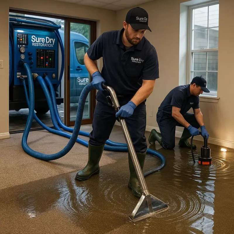 Water Extraction and Removal process in Quinlan, TX